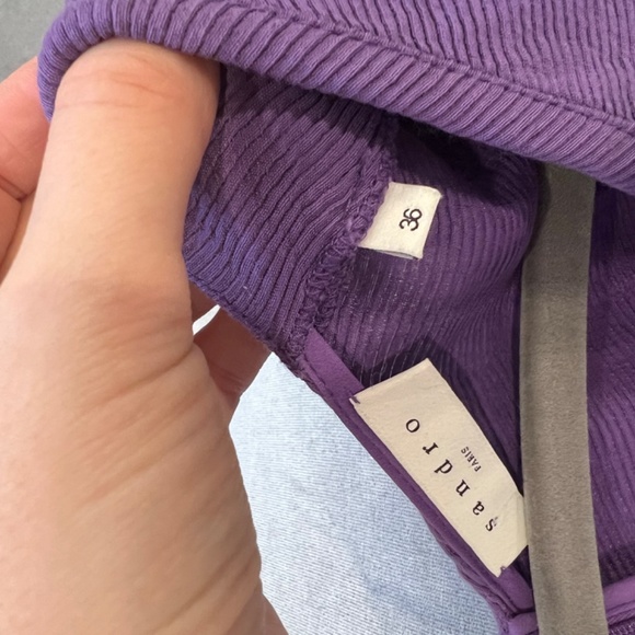 Sandro purple dress - Picture 9 of 13